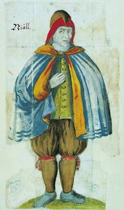 Njáll Þorgeirsson - from a 19th century manuscript.
